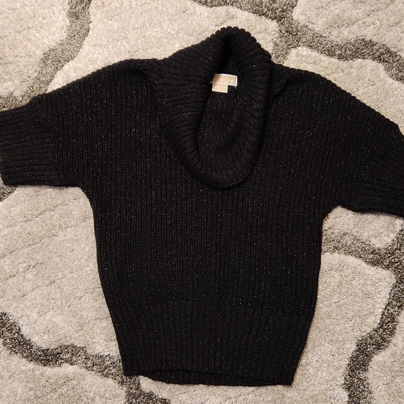 Michael Kors Black shimmer Sweater half sleeve knit - Picture 3 of 10